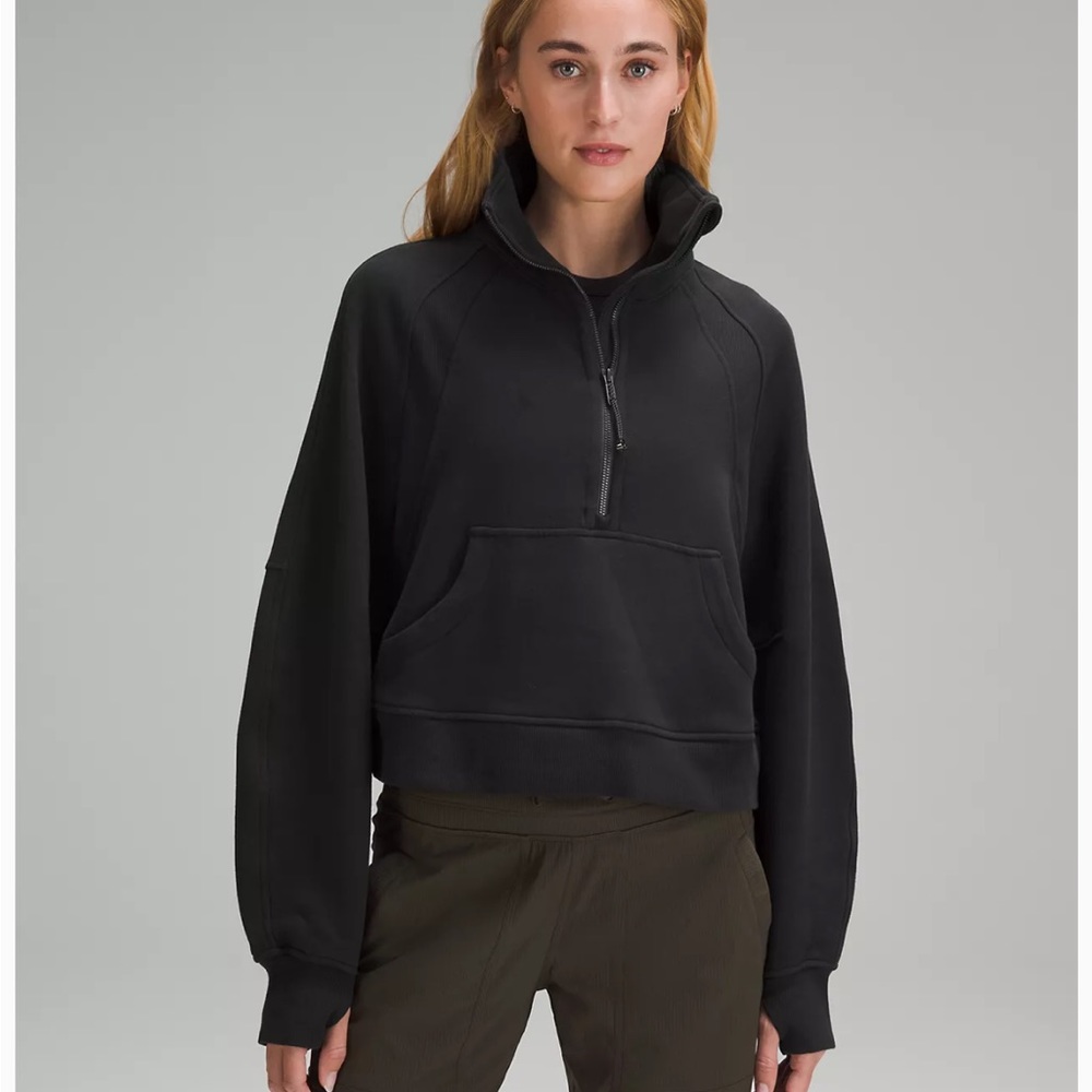 Scuba Oversized Funnel-Neck Half Zip XS/S